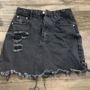 Index denim skirt